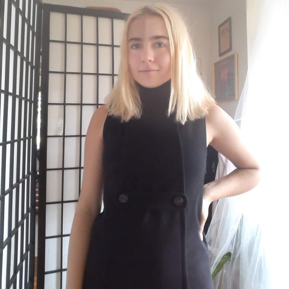 Badgley Mischka Navy Blue Dress - Picture 1 of 6